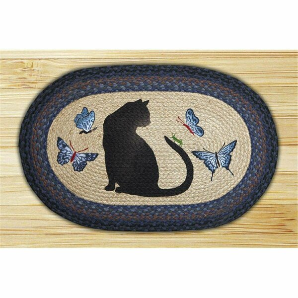 Capitol Importing Co Capitol Importing Cat-Grasshopper - 20 in. x 30 in. Oval Patch 65-100CG